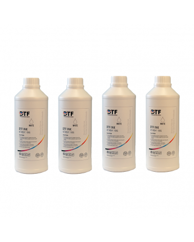 Bundle Of 4 Ultra Quality White Ink For DTF Printer | Wholesale