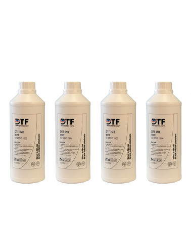 Bundle Of 4 High quality White Ink for DTF printer | Wholesale