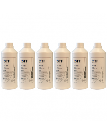 Bundle Of 6 High quality White Ink for DTF printer | Wholesale
