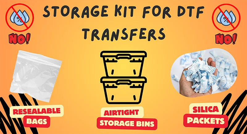 storage kit for dtf transfers