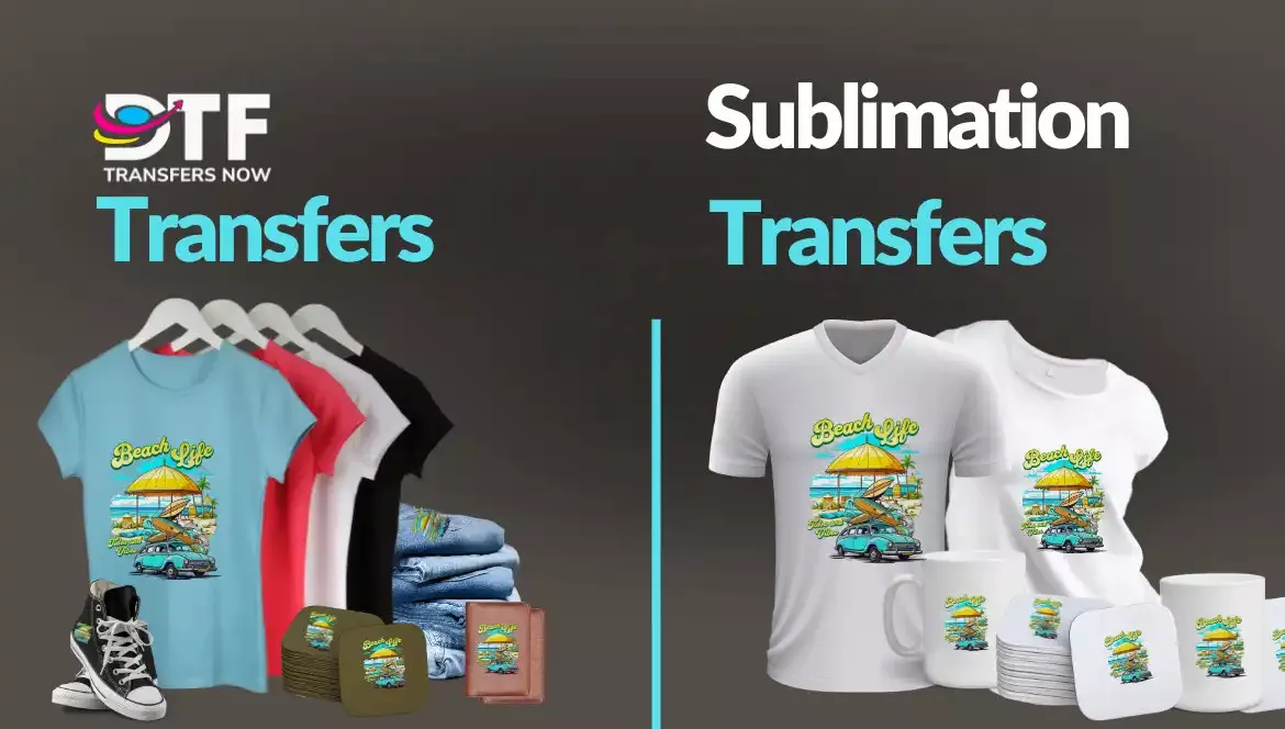 DTF Transfers vs Sublimation Transfers